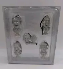 DISNEY PARKS HAUNTED MANSION SINGING GHOSTS SET Of 5 BUSTS ORNAMENTS