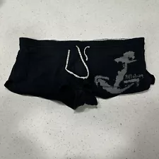 Ultra Mini Y2K Micro Low Rise Booty M shorts ripcurl/billabong womens Black A