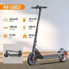 USED A8 630W ADULT ELECTRIC SCOOTER LONG RANGE FOLDING KICK E-SCOOTER COMMUTER