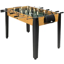 48" Competition Sized Wooden Soccer Foosball Table Adults & Kids Home Recreation