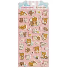 San-X Rilakkuma squishy glitter sticker