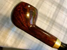 Outstanding Vintage Medico Gold Crest Pipe with 14k RGP Band. Phenomenal Grain!