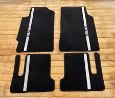 Fit For Honda CRX Civic EF Vtec Black Velour Floor Mats Carpet 4Pcs Set 1988-91