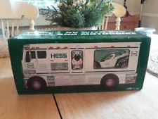 Hess 2018 Toy Truck RV with ATV and Motorbike