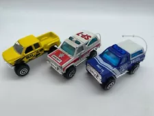 Matchbox 4 x 4 Chevy Blazer x2 & Silverado loose