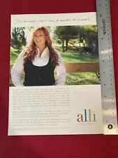 Wynonna Judd for Alli Diet Pills 2009 Print Ad - Great To Frame!