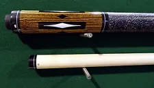 New Vintage Dale Perry Custom 2 Pc.Pool Cue, Billiards Free Case & Shipping