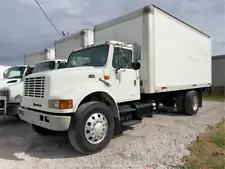 International 4900 18' Box Delivery Truck A/R DT466E Diesel Lift Gate bidadoo