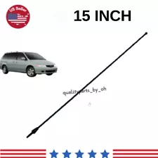 15" Short Black Antenna Mast Replacement AM/FM For HONDA ODYSSEY (1999-2004)