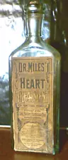 Dr Miles Heart Treatment Antique Medicine Bottle