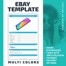 eBay Template/Auction Template Responsive 2020 [tagbot, baselinker]