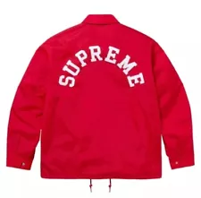 SUPREME®/CHAMPION® COACH JACKET RED SS24 Men’s Size XL