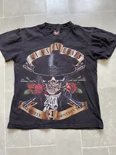 LADIES *GUNS N ROSES* T SHIRT Sz SMALL MEDIUM BAND TOP APPETITE FOR DESTRUCTION