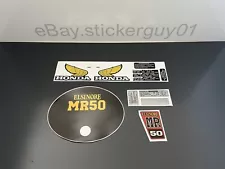 HONDA MR50 ELSINORE 1974 1975 STICKERS DECALS SET