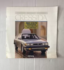 TOYOTA CRESSIDA Car Sales Brochure 1987