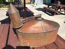 antique copper moonshine still