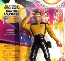 Geordi LaForge with Removable Visor #6 Star Trek Next Generati TNG Playmates 92