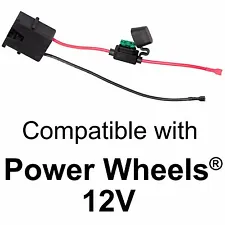 Wire Harness Connector for Fisher-Price® Power Wheels® 12-Volt SLA Battery