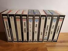 1980s BETAMAX Beta Pre Recorded / Blank Video Tapes Lot of 10