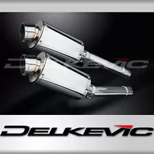 Honda CBR1100XX Blackbird 1996-09 Slip On 9" Oval Stainless Exhaust Muffler Kit (For: Honda)