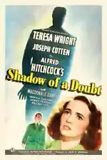 SALE! 1943 Shadow Of A Doubt Alfred Hitchcock Movie Poster Unframed