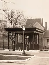 Original 1924 Shell Gas Station File photo - Gas Pumps And signs