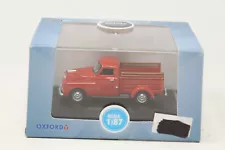 HO 1:87 Oxford 87DP48001 1948 Dodge B - 1B Pickup Truck Vehicle Red