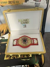 WWE Money In the Bank 2024 Toronto Mini Replica Belt