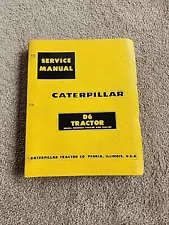 CATERPILLAR D6 TRACTOR SERVICE MANUAL SN 74A1-up and 76A1-up