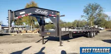 carhauler gooseneck 10 ton deckover equipment trailer 35ft flat bed 210gn 30+5