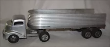 Vintage Smith Miller GMC Silver Streak Semi Truck Tractor Trailer Truck