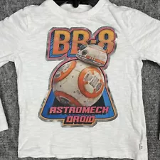 BB-8 Star Wars Shirt XS Youth Kids Boys Girls Long Sleeve Droid R2D2 C-3P0