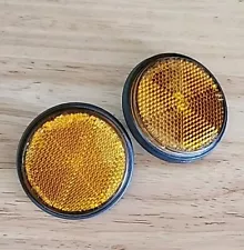 1982 Honda CB450 Hawk Front amber Reflectors Pair