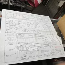 PIPER Pa-17 Vagabond BLUEPRINT PLANS Model Aviation