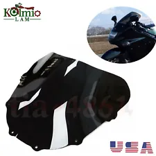 Fit For Kawasaki Ninja ZX11 ZZR1100 D Black Windshield Windscreen ZX-11 1993-01