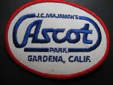 Ascot Park Embrodered Patch New CRA USAC Sprint Cars