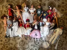 18 BARBIE Dolls Several Decades Mattel Iconic Doll Lot of 18 Collection