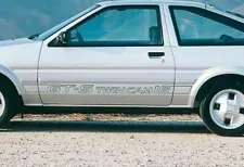 Stripe Fits: 1984 - 1987 Toyota Corolla AE86 GT-S twin cam 16v decals trueno