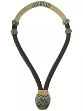 Showman 5/8" Rawhide Core Leather Bosal