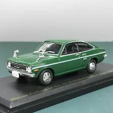 Mini Car Nissan Datsun Sunny Coupe 1200GX 1970 1/43 Scale Box Display Diecast