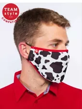 NEW Rare Official Chick-fil-A Face Mask Breathable (Cowprint)