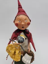 Lori Mitchell Little Red Riding Hood Figurine Wilf Toy Basket