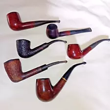 QTY OF 6 VINTAGE SMOKING PIPES All in USED CONDITION