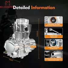 For Dirt Bike ATV 4 Stroke 250cc Engine Motor with 5-Speed Manual Transmission