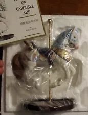 VTG Franklin Mint Carousel Armored Horse Treasury Art Porcelain NEW!