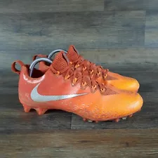 Nike Vapor Untouchable Mens 9 Pro Low Football Cleats Orange Shoes 833385