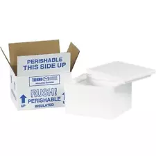 MyBoxSupply 6 x 4 1/2 x 3" Insulated Shipping Kit, 24 Per Case