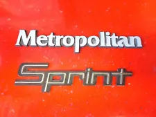 Chevy Sprint badge nameplate Emblem, '85 '86 '87' '88. Original OEM