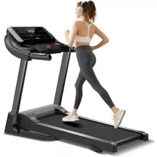 Treadmill Folding Incline 8.7 MPH, 300 lbs Capacity, Fitness Home Auto Treadmill