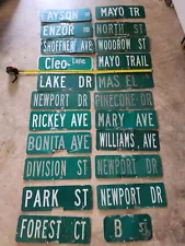 Street name signs pICK ONE